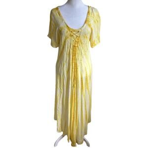 Sakkas Gypsy Festival Dress Womens OS Asymmetrical Corset Fairy Grunge NWT